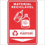 Material reciclável - Plásticos 